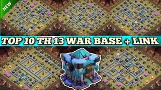 Top 10 New TH13 War Base + Link for CWL / Classic War (Clash of Clans)