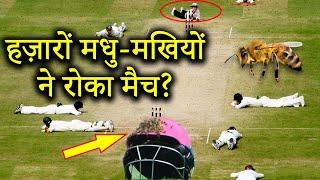 क्रिकेट मैच रुकने के अजीब कारण | 10 weird Reasons for Delay or Abandonment of a Cricket Match