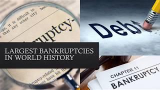 TOP 10 largest bankruptcies in WORLD HISTORY