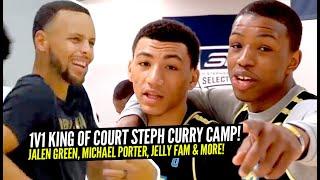 1v1 King of The Court Steph Curry Camp: Jalen Green, JellyFam, Dennis Smith, Etc. WHO WAS THE BEST?