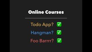 The Problem with Online Courses | Best Coding Courses in 2020