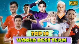 Top 10 Pubg Mobile World's Best Teams