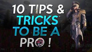 TOP 10 Tips & Tricks To Become a Pro From Noob! PUBG Mobile