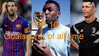 Top 10 goalscorers of all time
