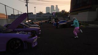 GTA V Street Cars & Cruise Car Meet | PS4 Stream Gameplay