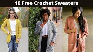 Top 10 Crochet Sweater Patterns for 2021