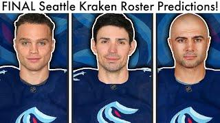 FINAL Seattle Kraken Expansion Draft Predictions + MOCK TRADES! (NHL Draft Carey Price Picks/Rumors)