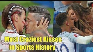 TOP 10 Craziest Kisses in Sports History (Unbelievable)