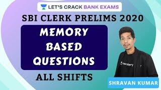 Practice Memory Based Questions | SBI Clerk 22/04/2020 | SRKLIVE