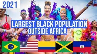 Top 10 Countries with the LARGEST African Population outside of Africa