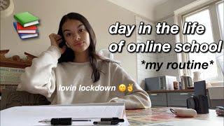 a day of online school in lockdown