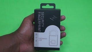 Smart FingerPrint Door Padlock keyless