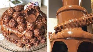 Homemade Chocolate Cake Decorating Tutorial | Top 10 Yummy Chocolate Cake Recipe