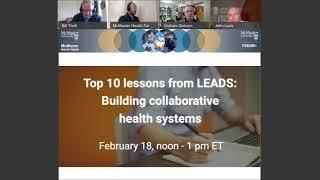 Top 10 lessons from LEADS: Building collaborative health systems