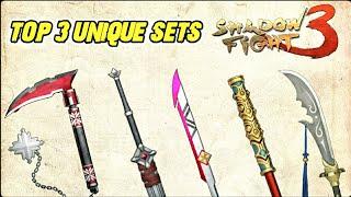 (TOP 3) UNIQUE SETS in Shadow Fight 3