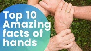 Top 10 Amazing facts of hands | 10 things about hand| You may know something about hand | 手的秘密|