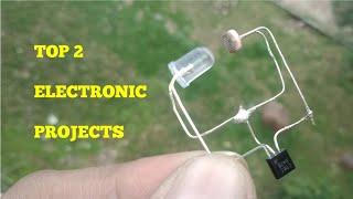 TOP 2 ELECTRONIC PROJECT WITH BC547 TRANSISTOR