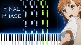 [INSANE BUT PLAYABLE?] Final phase - To Aru Kagaku no Railgun T OP (Piano + Sheets) // Synthesia