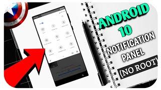 Android 10 Notification panel in Any Version,Android 10 Notification bar setup 2020 | Sahil Ajmeri |