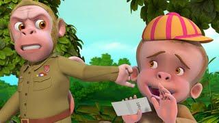 Bandar Mama Aur Jungle Ka Chor | Hindi Rhymes for Children | Infobells