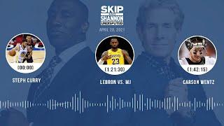 Steph Curry, LeBron vs. MJ, Carson Wentz (4.20.21) | UNDISPUTED Audio Podcast