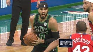 Jayson Tatum Dunks on Al Horford! 2019-20 NBA Season