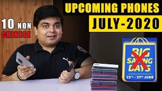 Top 10 Upcoming "NON CHINESE" Smartphone Launches in India July 2020 | Flipkart Sale Dhokha !!