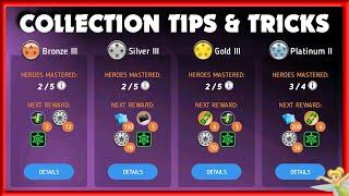 EASY COLLECTION LEVEL UP | TOP TIPS & TRICKS | Disney Heroes Battle Mode