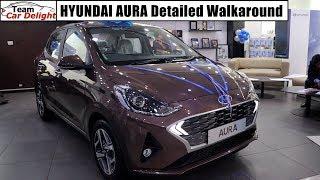 Hyundai Aura Detailed Walkaround with On Road Price | Aura Top Model | Team Car Delight