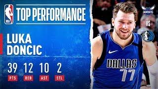 Luka Racks Up 30-PT Triple-Double!