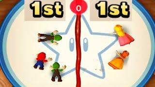 Mario Party Top 100 - MiniGames -Luigi Vs Mario Vs Daisy Vs Peach