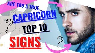 Top 10 Signs You're A TRUE CAPRICORN ♑️