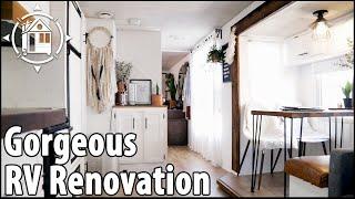 RV Renovation Tour! '01 Intruder becomes Beautiful Tiny Home