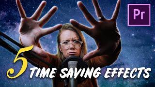 Top 5 TIME SAVING Premiere Pro Effects and Templates