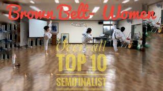 Overl all Top 10 -Brown Belt Women Semi Finalist