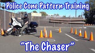 Police Motorcycle Officer-Cone Pattern & Training-The Chaser