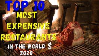 Top 10 Most Expensive Restaurants In The World $ Maybe One Day $