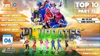 IPL 2020 Breaking News:Top 10 Updates of IPL in hindi| 06 November |PART 71|Eliminator |SRH vs RCB