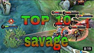 TOP 10 SAVAGE weekLhy volume number 01