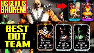 MK Mobile. Best DOT Team. Tiger's Eye - BEST RARE GEAR??? Kintaro is BROKEN!