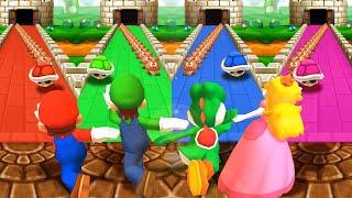 Mario Party The Top 100 MiniGames - Mario Vs Peach Vs Luigi Vs Daisy (Master Cpu)