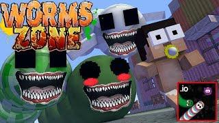 Monster School : BABY WORMS ZONE IO CHALLENGE - Minecraft Animation