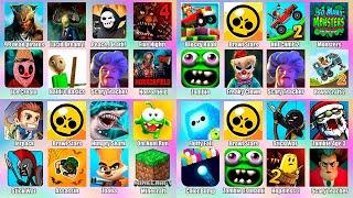 Minecraft,Scary Teacher 3D,Five Nights 4,Brawl Stars,Stick War Legacy,Ice Cream,Zooba,Baldi