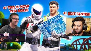 Nick Eh 30 + SypherPK help NASCAR drivers learn PRO TIPS in Fortnite!