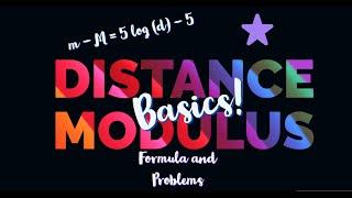 Distance Modulus - Formula and Problems