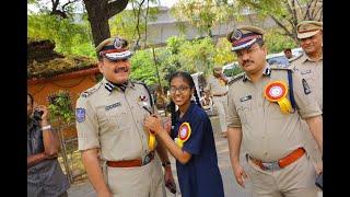 HYD TRAFFIC POLICE ROAD SAFETY CLUBS LAUNCH IN SCHOOLS|ANJANI KUMAR,IPS, CP HYD SPEECH/PHOTOS