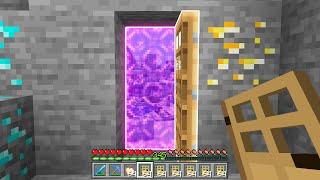 Minecraft UHC but doors teleport you randomly...