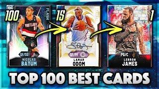 TOP 100 BEST CARDS IN NBA 2K20 MyTEAM!!