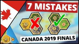 7 HUGE Mistakes: Catan Canada Championships Finals 2019