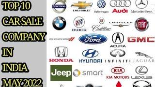 Top 10 Car Company in May 2022 in India
